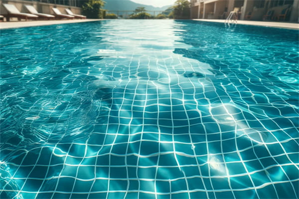 Clear swimming pool